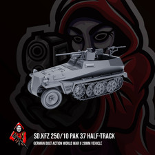 German Sd.kfz 250/10 PAK 37