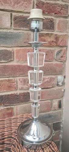 Large silver glass crystal - large,