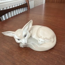 Lladro 1065 Fox and Cub