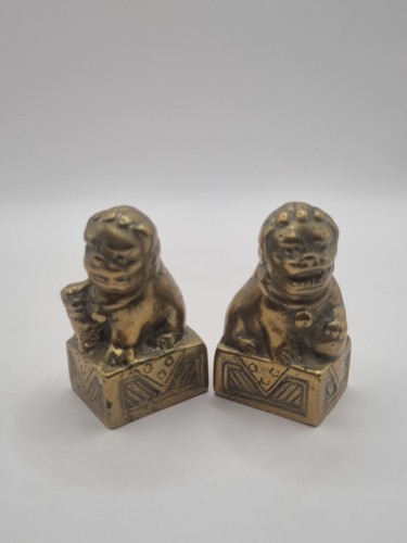Pair antique chinese - chinese, fu