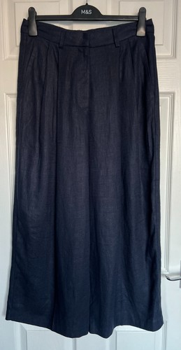Ladies navy linen - ladies, blend