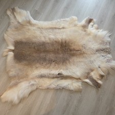 Reindeer Hide Rug Natural