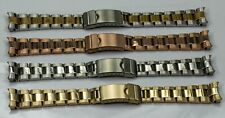 Solid Links Curved End 20mm For Rolex Oyster Steel Watch Bracelet Strap Datejust