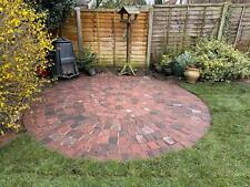 Circle Kit: Tumbled Block Paving Circle in Brindle Colour - Various Sizes
