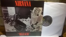 Nirvana Bleach Rare white vinyl LP Sub Pop Waterfront pressing
