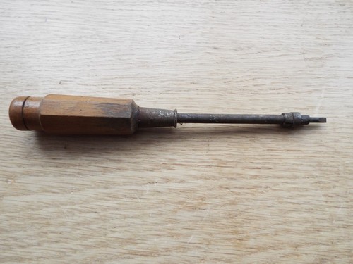Vintage wooden screw - wooden, screw-top