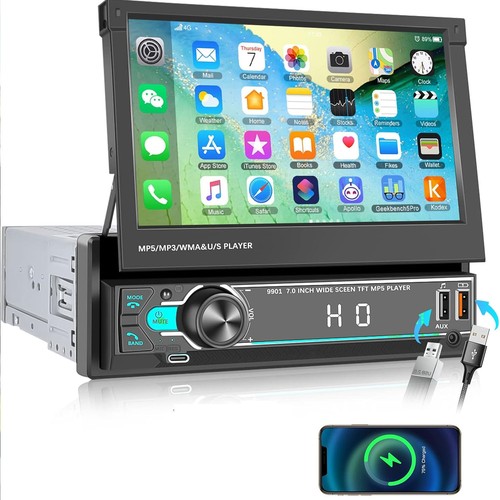Single din apple carplay - din,