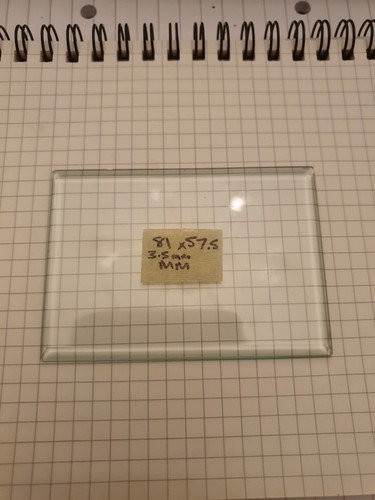 Bevelled carriage clock glass - carriage,