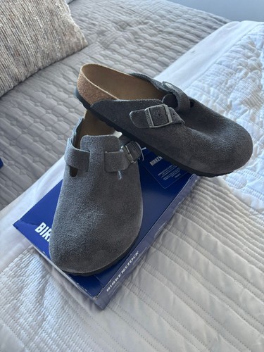 Birkenstock boston charcoal - birkenstock,