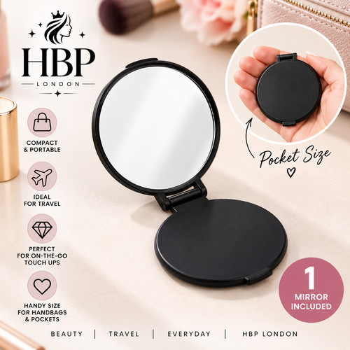 Mini folding makeup mirror - makeup,