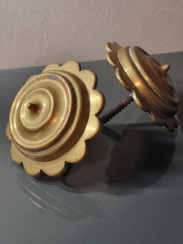 Antique c19thc brass beehive - antique,