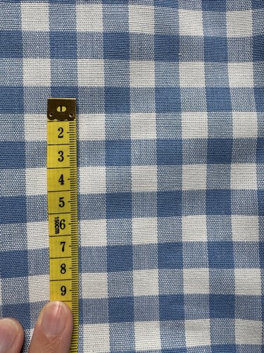 Sanderson gingham fabric 7m - sanderson, 2.7m