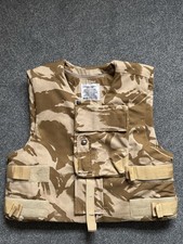 British Military Under Body Armour Top And Armour Vest cover desert DPM 