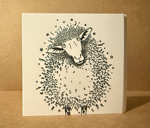 Sheep note cards with - 10,
