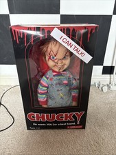 Mezco Child's Play 15Inch Scarred Talking Chucky Figure with Sound