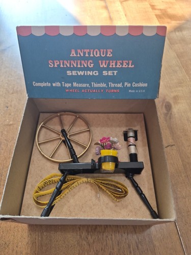 1960s antique spinning wheel - 1960s,
