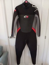 Osprey Origin Black, Grey & Red Long 5mm Wetsuit - LT 38" - New