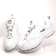 Women's AVIA Size 9 Walking Sneakers White And Navy 2020WWD