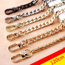 120cm Flat Metal Replacement Chain for Cross Body Shoulder Bag Handbag Strap UK