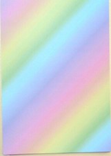 2 x A4 Sheets Pastel Rainbow