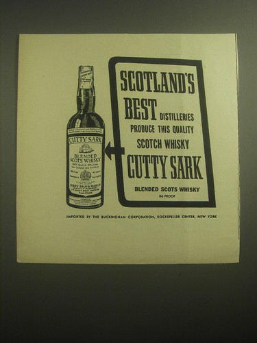 1959 cutty sark - cutty, ad