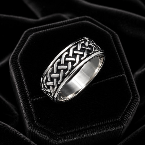 Men sterling silver - sterling, celtic