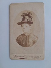 CDV: Beautiful Woman Fancy