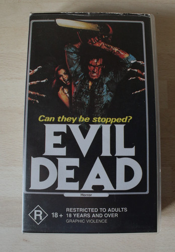 Evil dead vhs - evil, pal