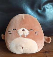 Squishmallows Bruce the Walrus Plush, Soft Toy, 20cm/8-inches, lovely condition