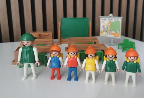 Vintage playmobil 3522 school - vintage,