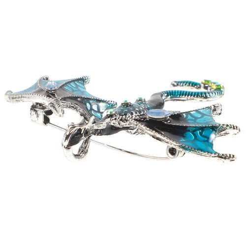 Delicate dragon brooch pin - dragon,