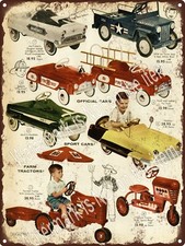 1956 pedal car - pedal, dragnet