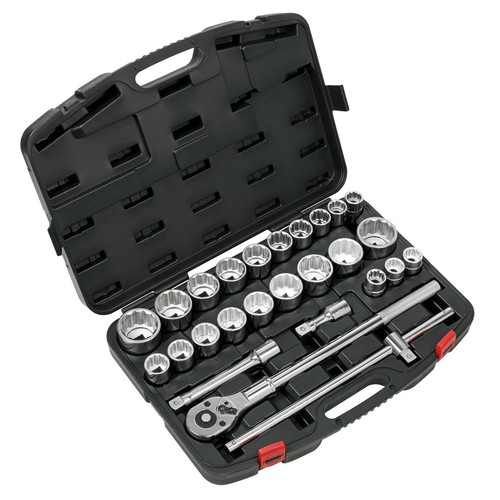 Sealey socket set - sealey, 26pc