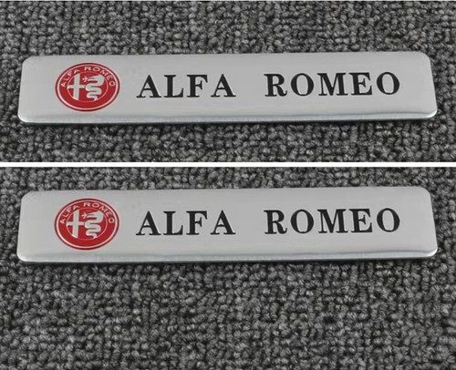 2pcs alfa romeo logo quadri - 2pcs,