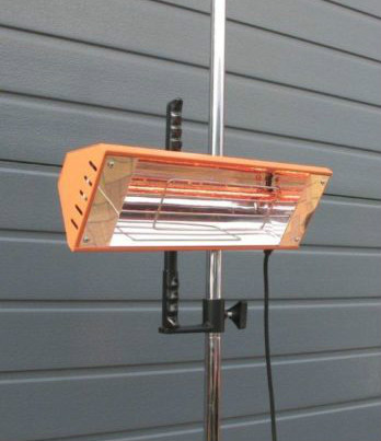 1kw infra red heater - red, car
