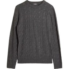 New Mens Wool Sweatshirt Round