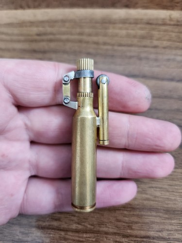Trench art bullet lighter