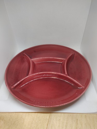 Vintage divided ceramic - ceramic, fondue