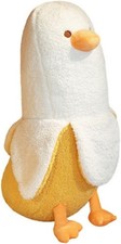 Banana duck plush toy stuffed - plush, toy,