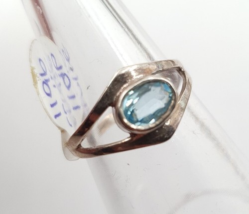 Silver blue ring 925 sterling - 925,