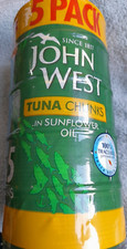 5 x 132g john west tuna in sunflower oil bbe December 2028