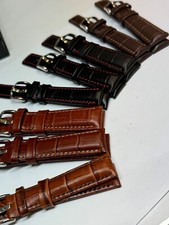 Hirsch Grand Duke Watch Strap.18 - 22mm.3 colours.RRP £55.00