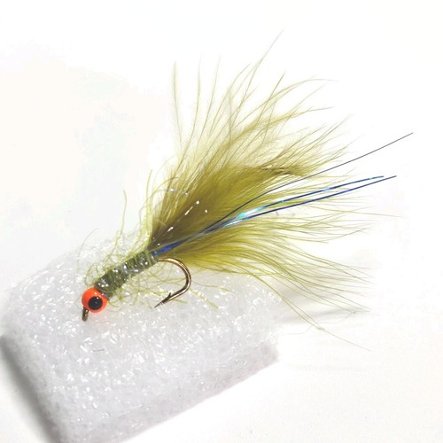 New olive damsel - new, fly