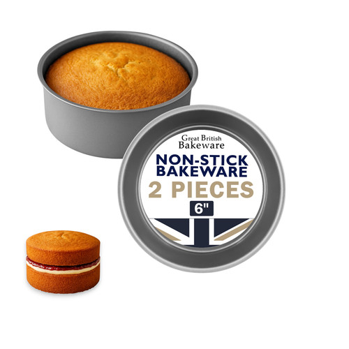 Pack round deep cake - 6",