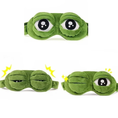 Frog sleep mask - soft, eye