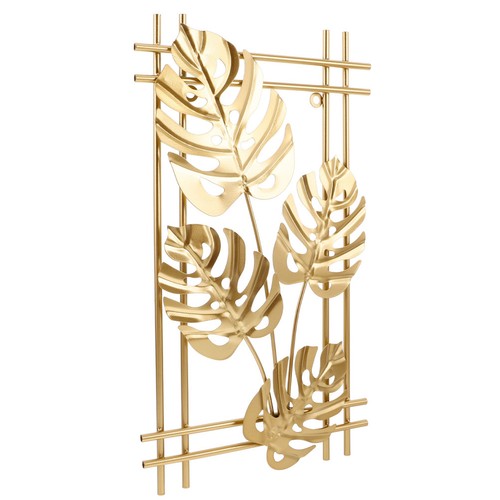 Metal leaf wall art - metal,