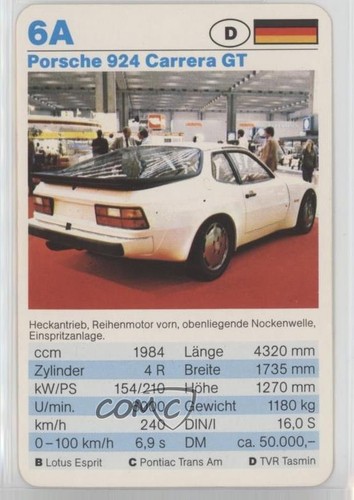 1981 dubreq top trumps cars - dubreq,