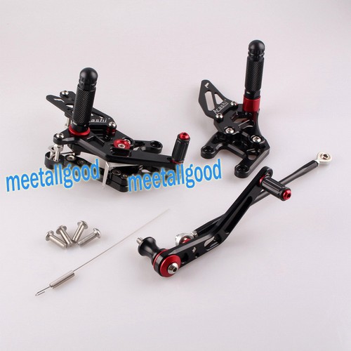 Black rearsets rear - rearsets, set