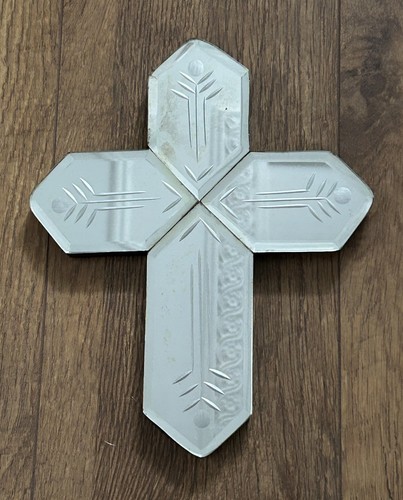 Vintage etched beveled wall - vintage,