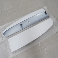 UK FOR 12-2020 FORD TRANSIT CUSTOM WHITE REAR TWIN BARN DOOR ROOF SPOILER LIP